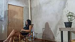 Teen Girl Debuts New House With Riding And Blowjob Threesome