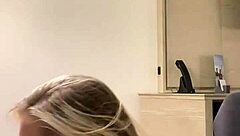 Milf wife gets bent over for sloppy ass fucking at home