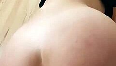 Teen brunette with a big ass gets fucked on the floor