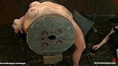 Oh man, whipin’ my huge tits in bondage, it’s crazy intense!