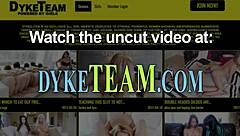 I suck the milf's strapon as a lesbian teen 18+ sub