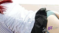 Lezzie Bff Eating Cake All Over Her Tits And Pussy For My Bday