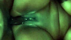 Fucking ebony wife in cowgirl creampie