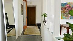 Why does hot milf boss nina hartley fuck her ex employee axel miller after firing him?