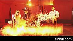 Vampire Hunters Engage In Hot FFM Threesome With Mia Malkova