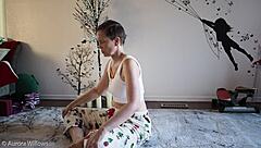 Babe teaches yoga lesson 349