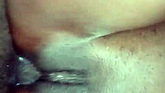 Fucking ebony wife in cowgirl creampie