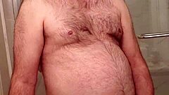 Nude Martin Lavallee Masturbates, Ejaculates, and Eats His Cum