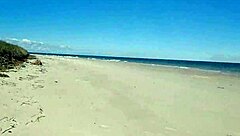 that asian slut jj is masturbating on the beach, looking so slutty and outdoor