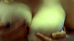 naked woman with big perfect tits masturbates