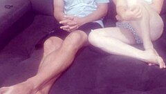 Crossdressing Sibling in Shorts Feels Aroused, Mutual Masturbation Turns Into Wild Sex With Monster Cock.