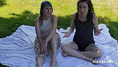 Bold lesbian adventures with toys, tits, and strapons.