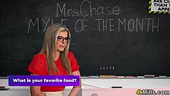 Mrs. Chase's nympho slut blowjob