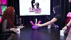 A sexy amateur in lingerie shows off her skills with a toy.