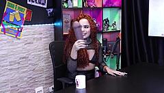 A sexy amateur in lingerie shows off her skills with a toy.