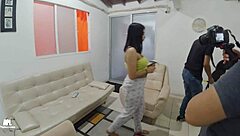 I fuck my stepsister's ass in living room