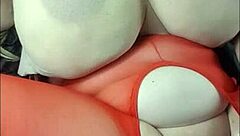 Lady with huge tits enjoys bbc toy