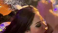 Blonde Sara Loves Duncan Saint's Monster Cock Deepthroat At Party