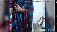 Maisa's boobs feel amazing in saree