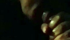 ebony milf gives sloppy toppy to big black cock.