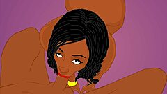 Cherokee D'Ass Sucks Big Black Cock In Backalley Hentai Remix. Ebony milf gets facial.