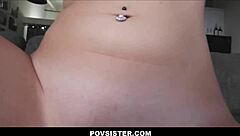 Tiny Teen Stepsister Feels Jealous Stepbrother's Passion In Pov Fuck