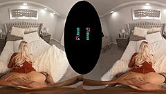 Vrhush busty milf anna nicole west fucked by her new roommate in pov cumshot.