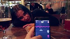 I controlled her vibrator in the bar