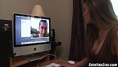 Madelyn marie and cindy behr share big dick in intense threeway cum swallow