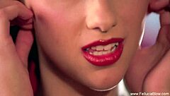 Blonde Babe Delivers Intense Blowjob with Handjob and Swallow