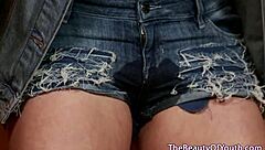 Beautiful lesbian teens 18+ in sixtynine masturbation pose