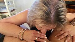 Master's Long Slow Cum In Milf Slut's Mouth