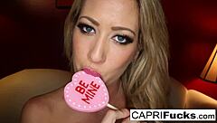 valentine's day solo masturbation with capri cavanni