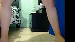 colombian babe squirts hard on webcam masturbation