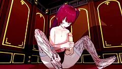 big ass indian hentai babe gets creampie!