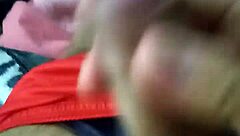 A relaxing session in bed.