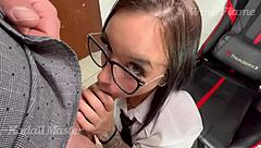 Student Sits On Teacher's Cock For Grade A