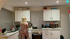 Cooking, cleaning, and vaping naked.