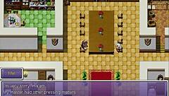 i'm the hero under her heel in part 3, getting handjob and footjob