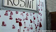 Exotic milf experiences rough fun in Holland with blonde