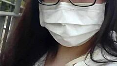 Park mission flashing big tits outdoors