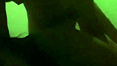 Ana enjoys banana in hotel homemade setting.