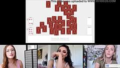 boring lesbians on webcam conference call with Karla Kush, Darcie Dolce, and Skylar Snow