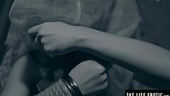 Kinky abandoned bride masturbates to orgasm