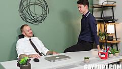 Eager Intern Christian Wilde Bent Over Doggystyle Big Cock Sam Ledger