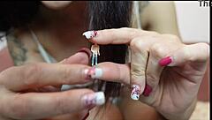 Tall Femdom Humiliates With Wrinkled Feet