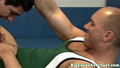 Watch this athletic teen 18+ drool on big cock!