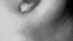 Brother massages sister's shaved pussy and fucks her