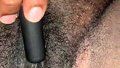 Chocolate Phat Pussy Gets Licked and Fingered
