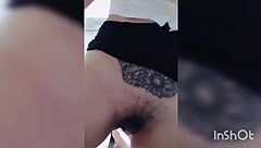 Cosplaying Asian babe gets cumshot on camera